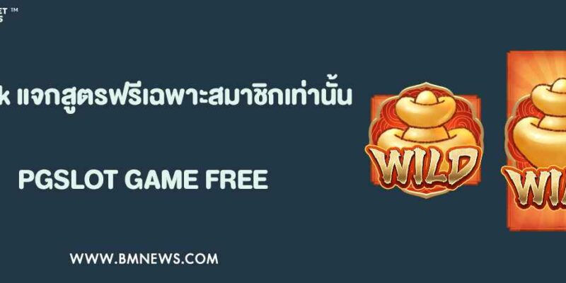 PG Betflik แจกสูตรฟรีเฉพาะสมาชิกเท่านั้น