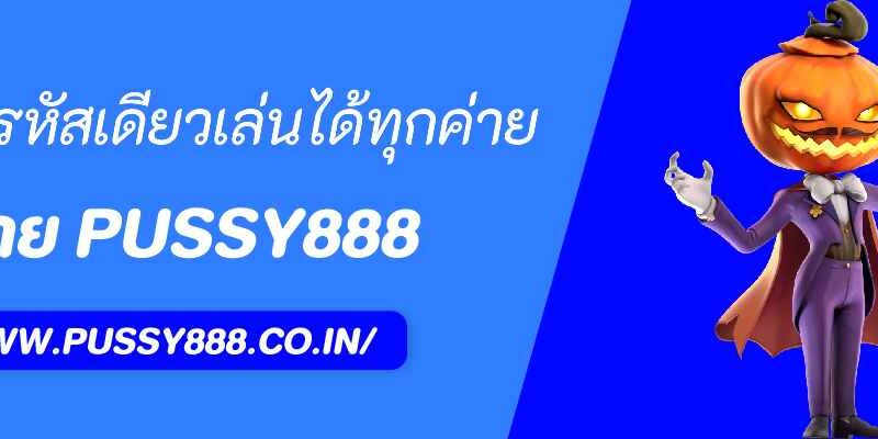 pussyslot เพียงรหัสเดียวสามารถเล่นได้ทุกค่าย